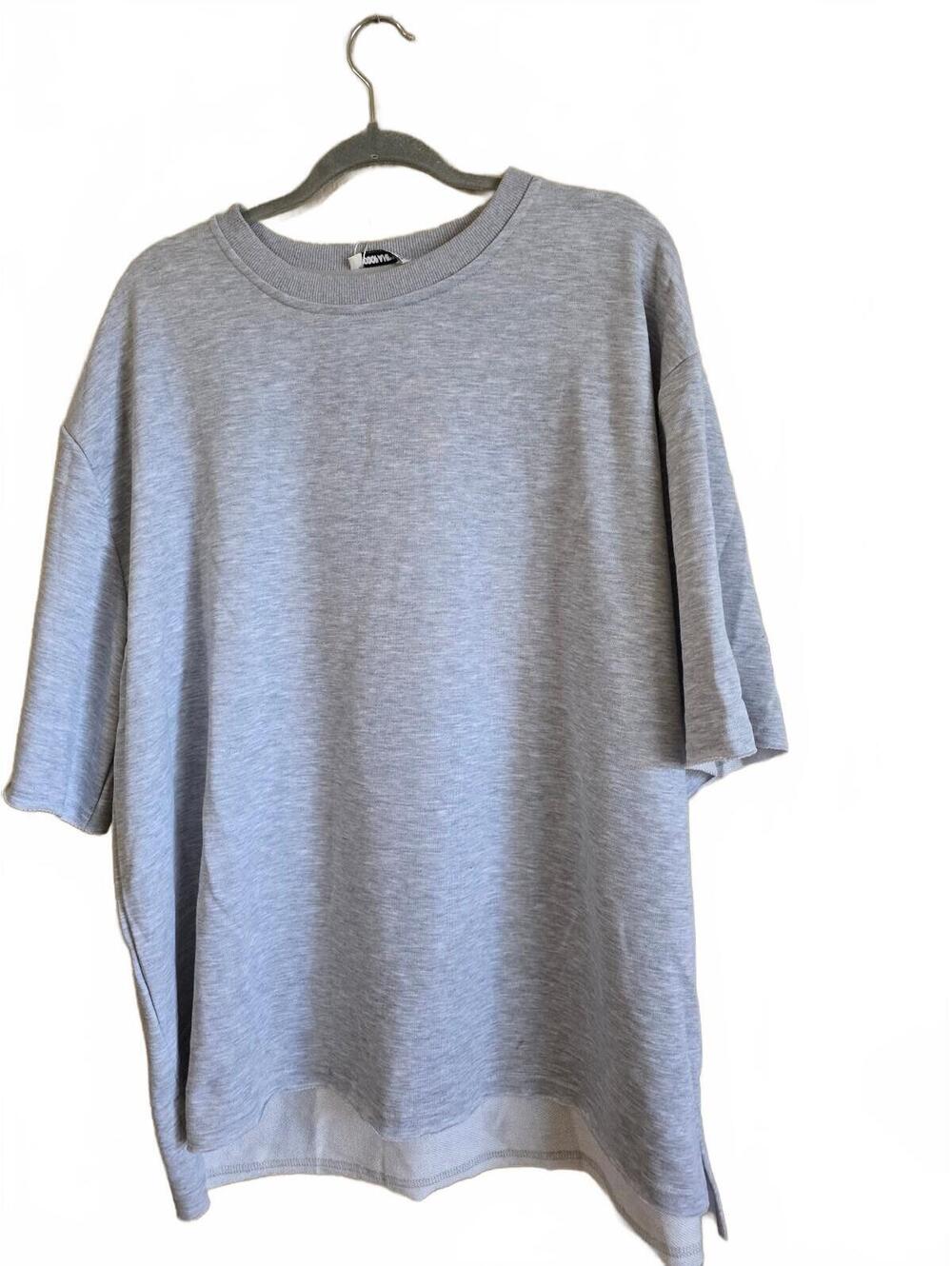 Coofandy Men's 2XL Gray Short Sleeve Crew Neck T-Shirt Soft